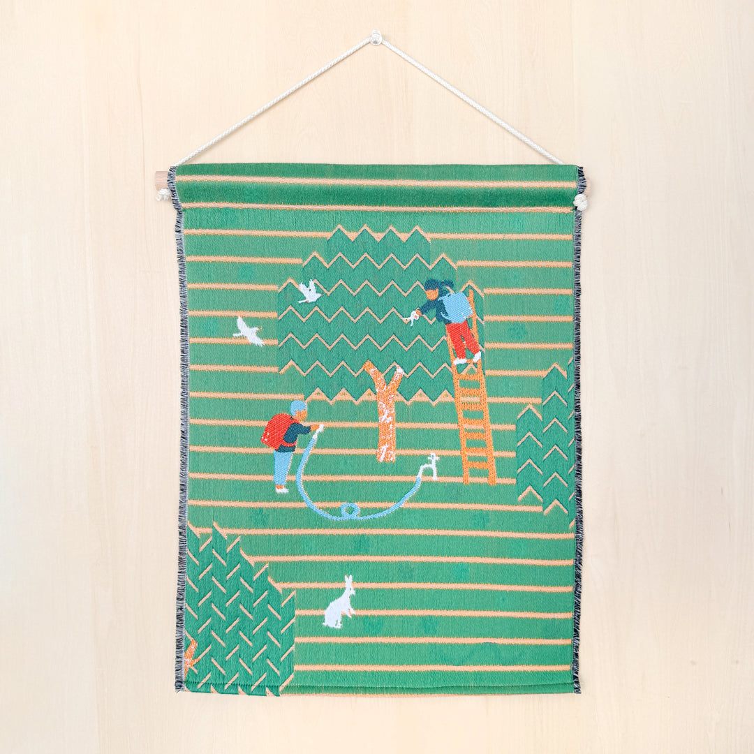 Made-to-order] SNIP SNAP mini tapestry | BLOOMING FIELD – YURI
