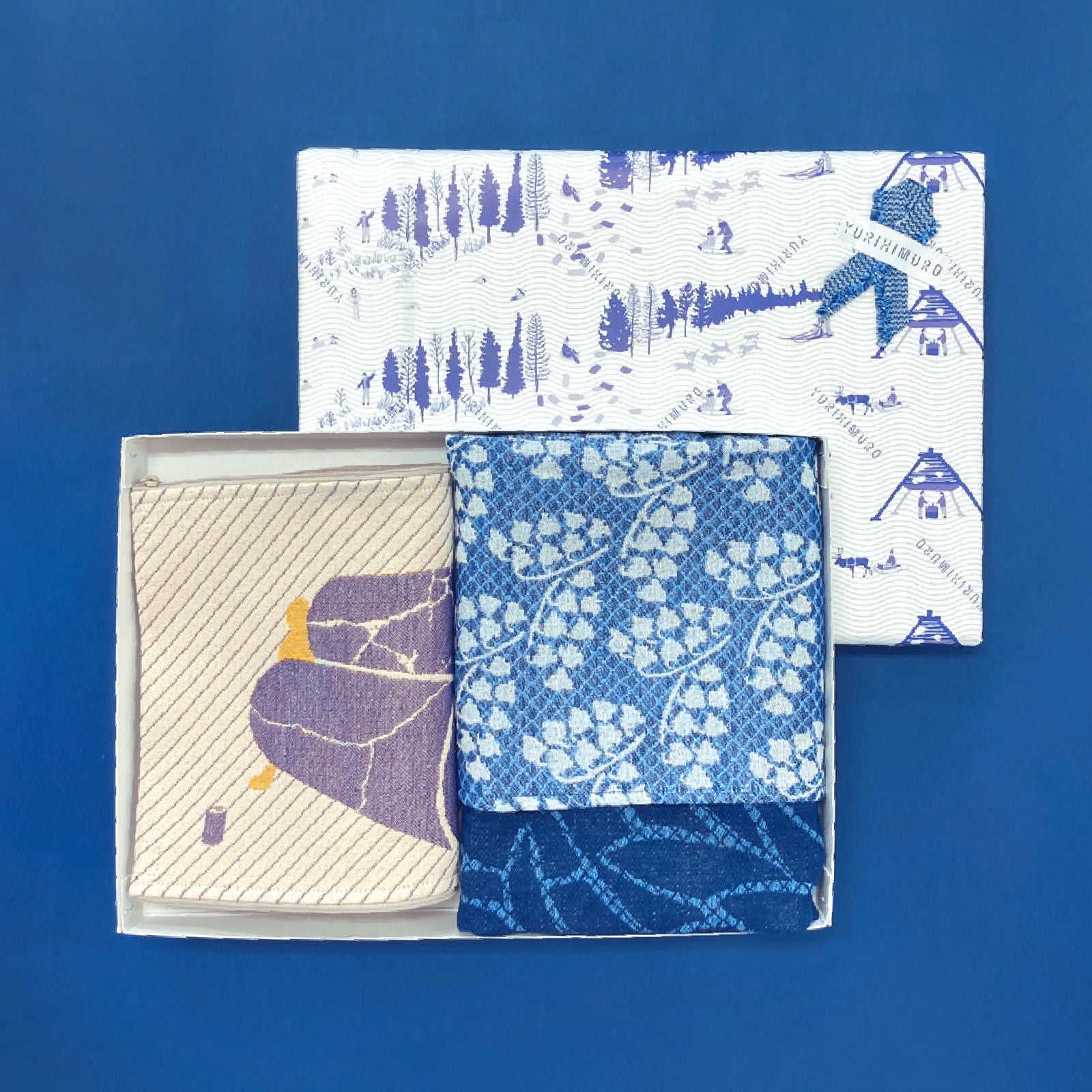 GIFT SET》FLOWER blanket × HIDE AND SEEK – YURI HIMURO